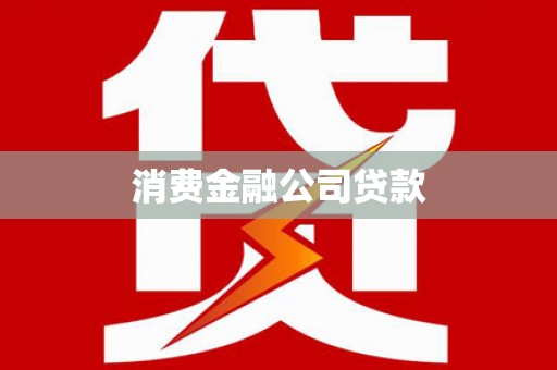埌东消费金融公司贷款