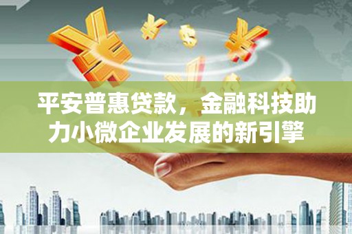 全南平安普惠贷款，金融科技助力小微企业发展的新引擎