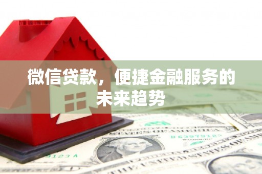 代县微信贷款，便捷金融服务的未来趋势