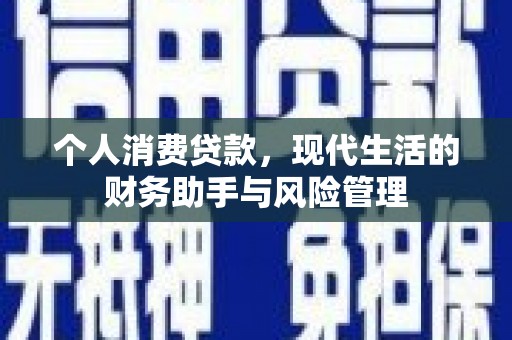 南郊个人消费贷款，现代生活的财务助手与风险管理