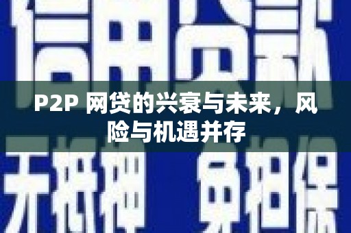 吴忠P2P 网贷的兴衰与未来，风险与机遇并存