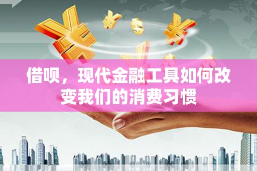 孟村借呗，现代金融工具如何改变我们的消费习惯