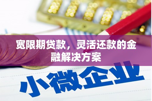 许昌宽限期贷款，灵活还款的金融解决方案
