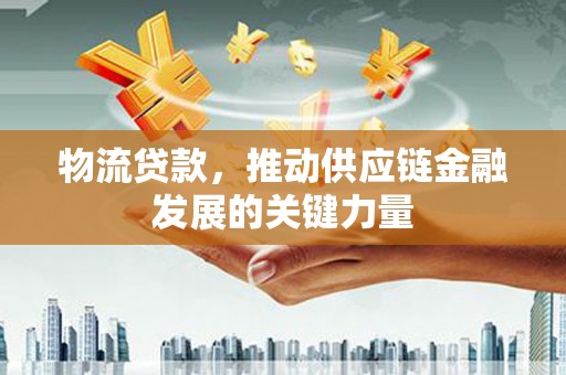 泽普物流贷款，推动供应链金融发展的关键力量