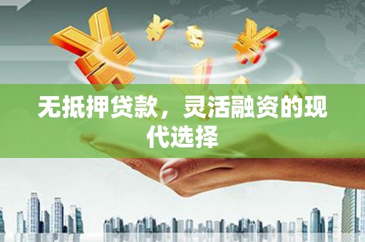 大甲无抵押贷款，灵活融资的现代选择