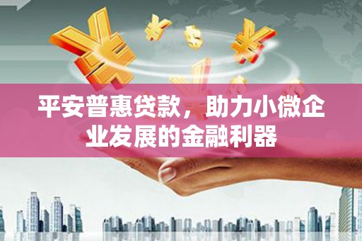 壮围平安普惠贷款，助力小微企业发展的金融利器