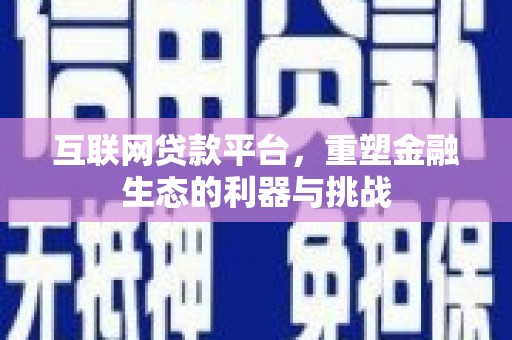 玄武互联网贷款平台，重塑金融生态的利器与挑战