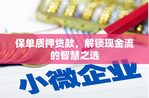 纳雍保单质押贷款，解锁现金流的智慧之选