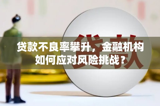 阿瓦提贷款不良率攀升，金融机构如何应对风险挑战？