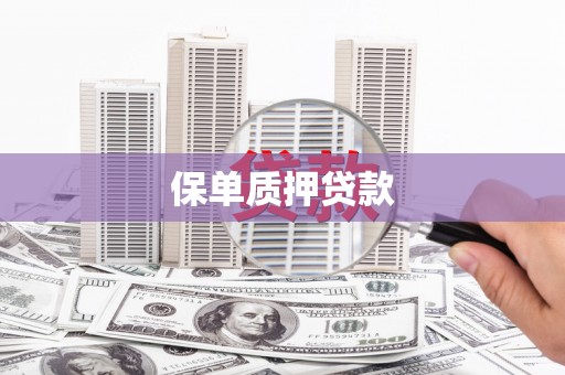 伊金霍洛旗保单质押贷款
