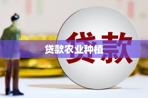 琼中贷款农业种植